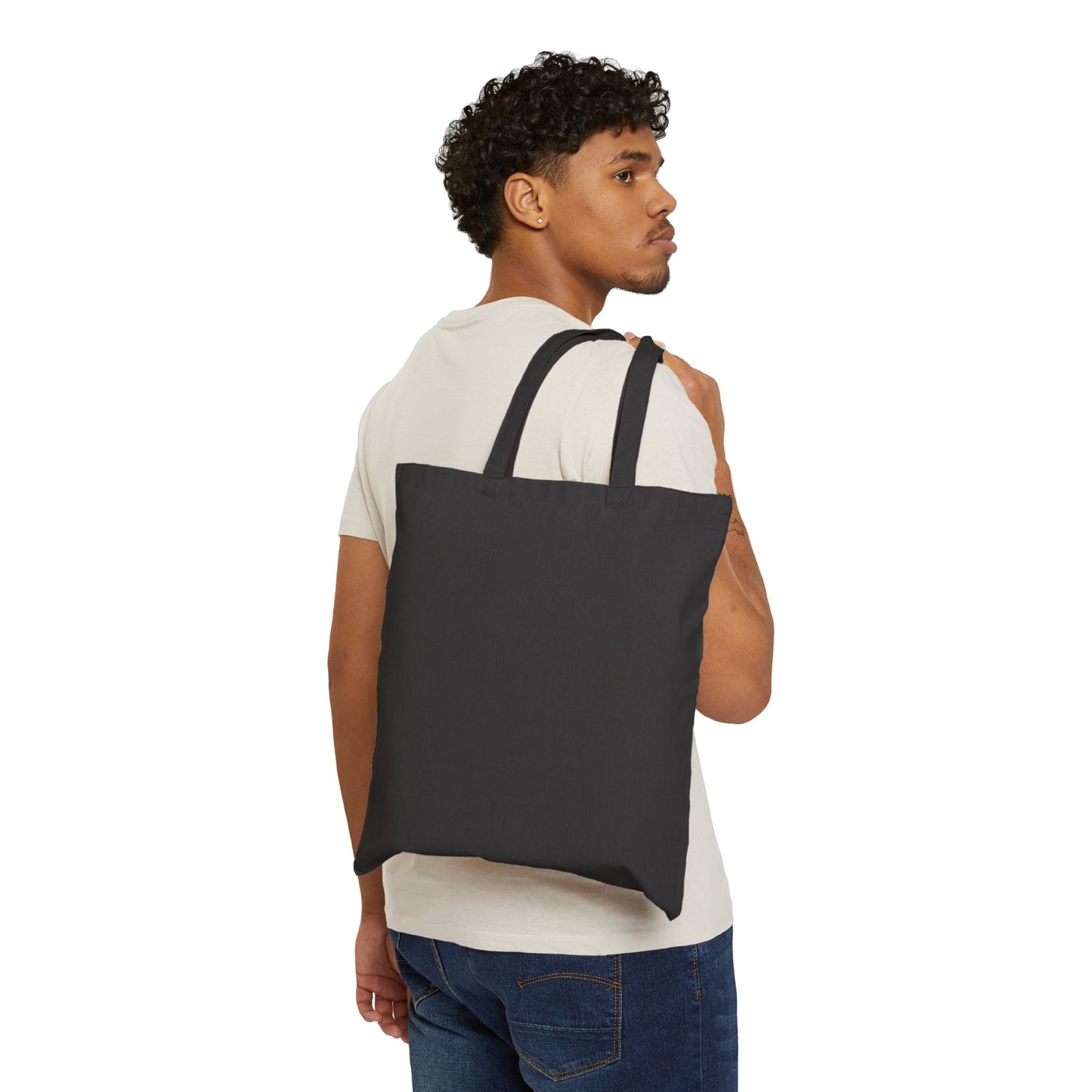 Cartoon Sharkitty Canvas Tote