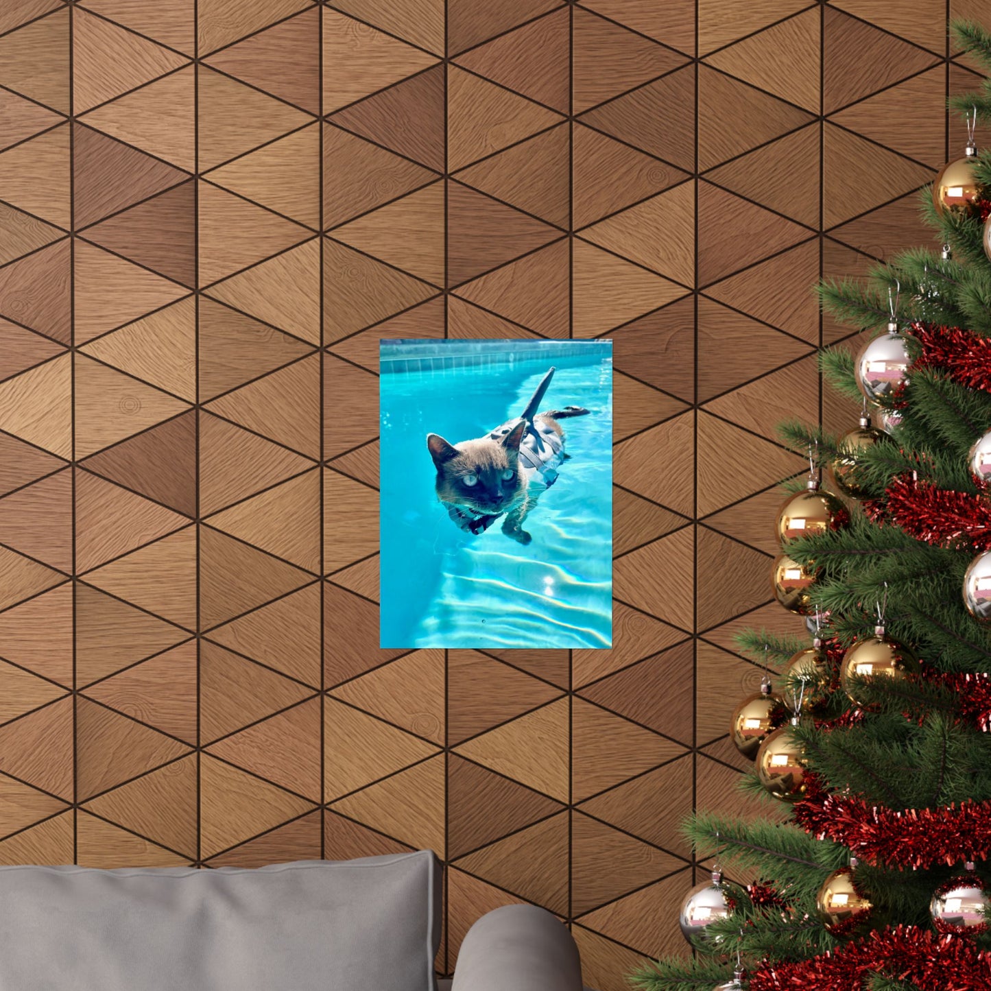 Sharkitty Matte Vertical Print