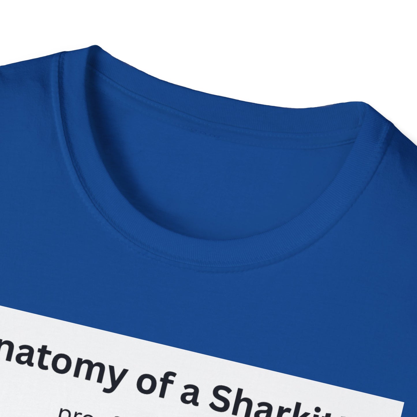 Sharkitty Anatomy T-Shirt – Funny Cat Diagram Tee (‘Anatomy of a Sharkitty’ Label)