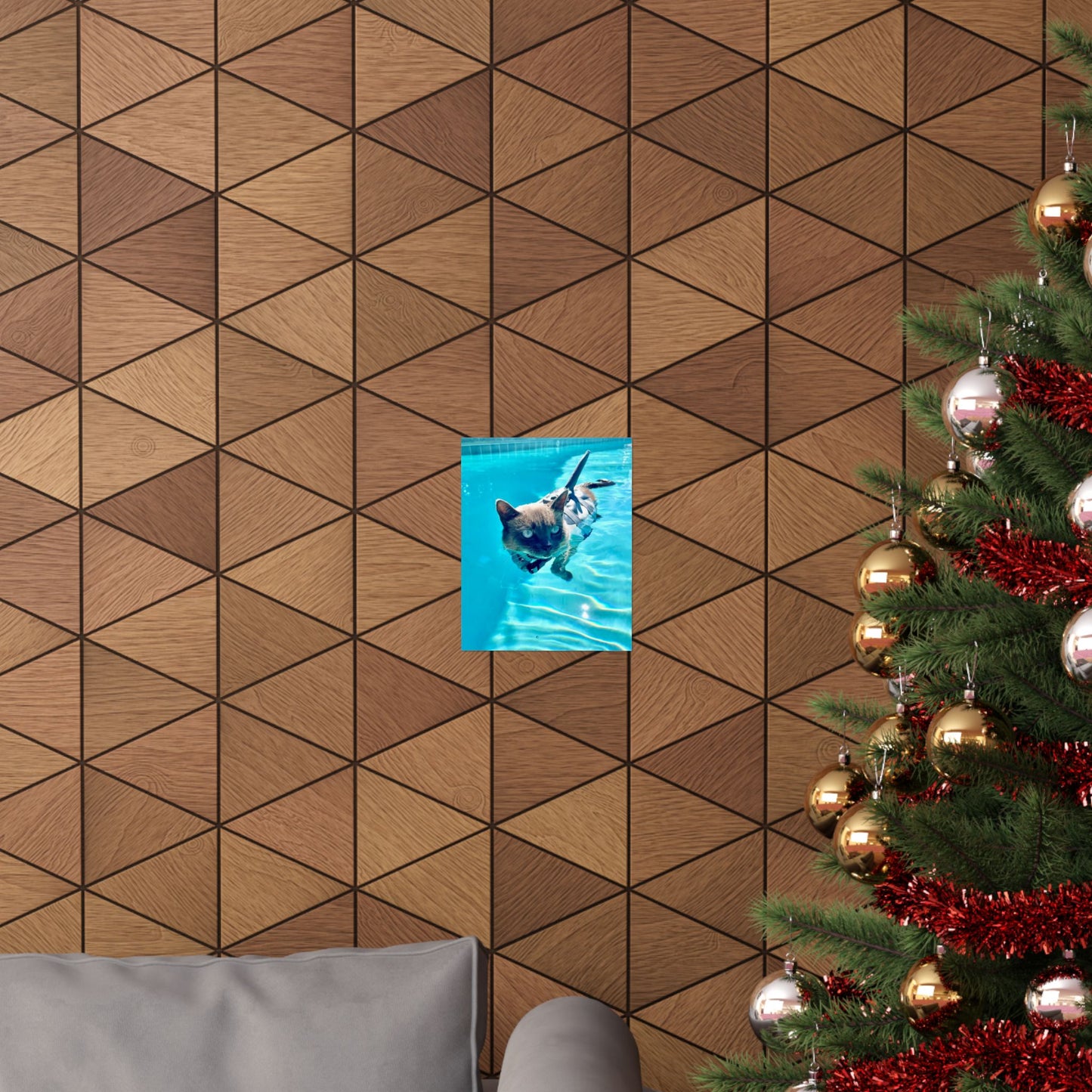 Sharkitty Matte Vertical Print