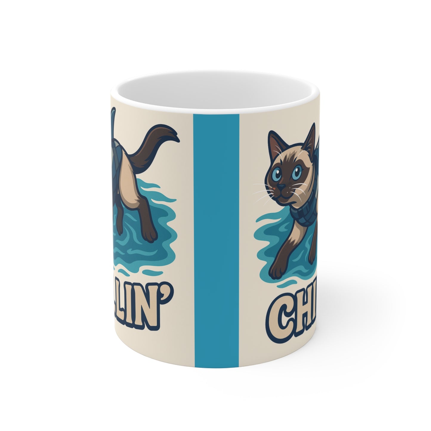 Sharkitty Chillin' Mug 11oz