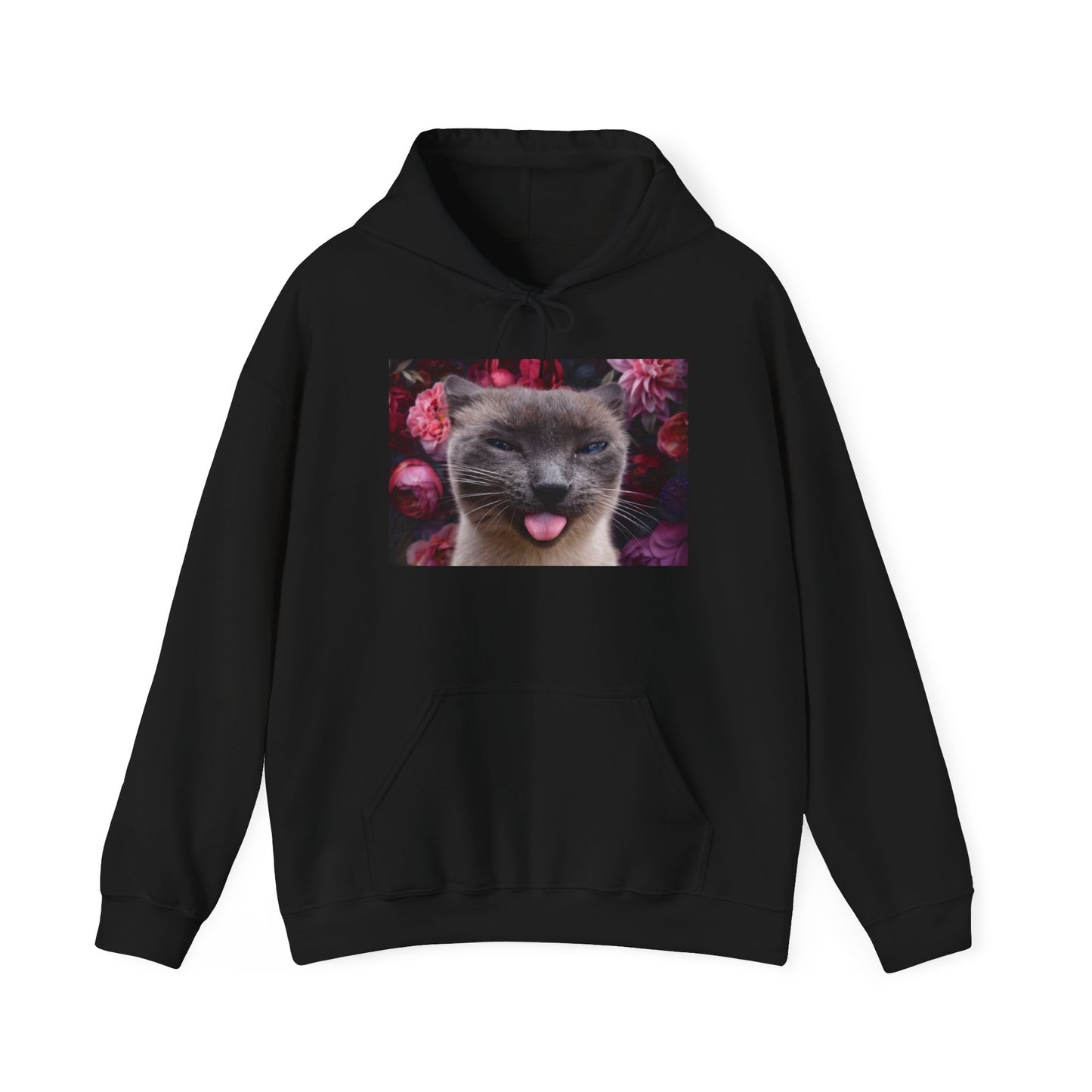 Floral Blep Hoodie