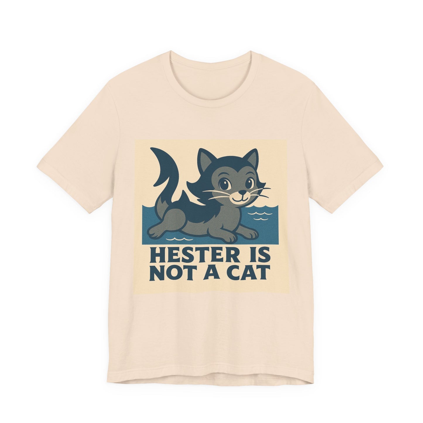 Hester Is Not a Cat Tee — Retro Merkitty