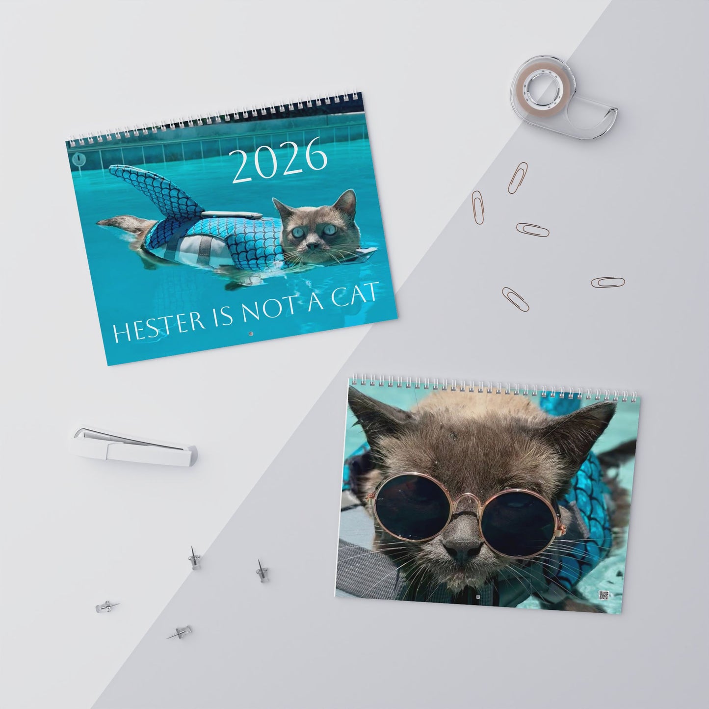 Hester is Not a Cat Wall Calendar (2026)