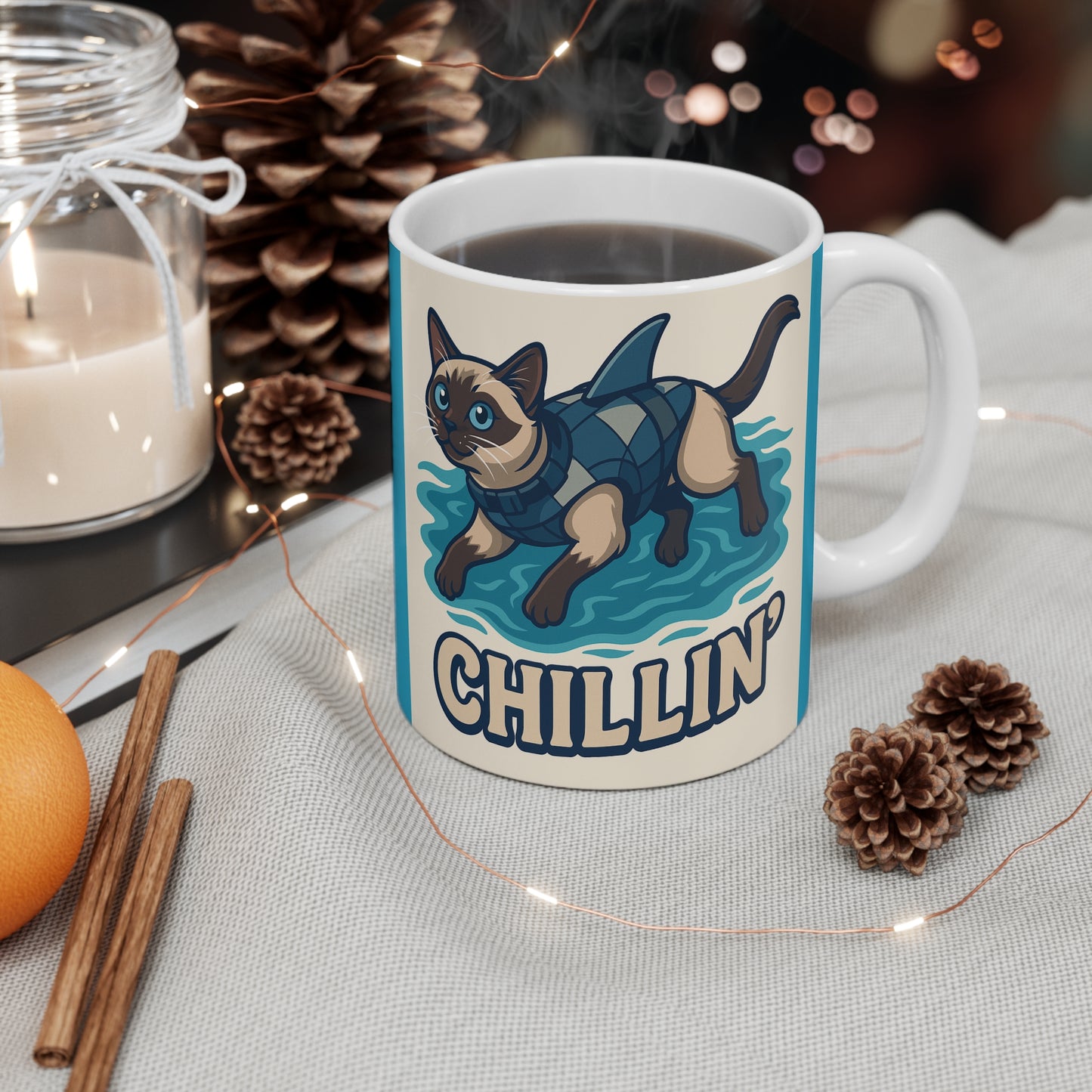 Sharkitty Chillin' Mug 11oz