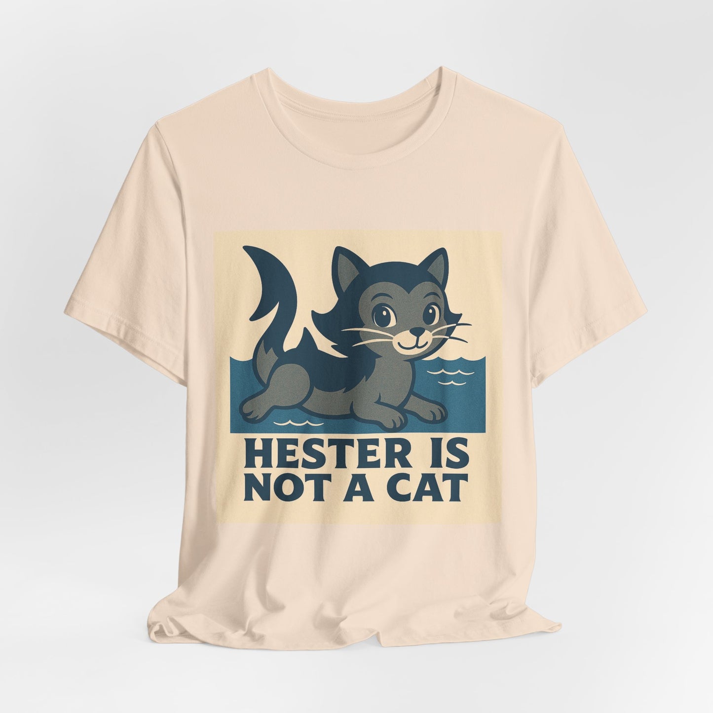 Hester Is Not a Cat Tee — Retro Merkitty
