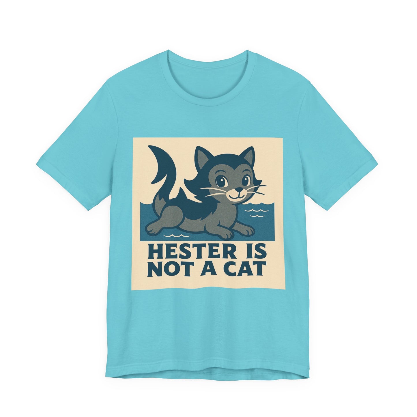 Hester Is Not a Cat Tee — Retro Merkitty