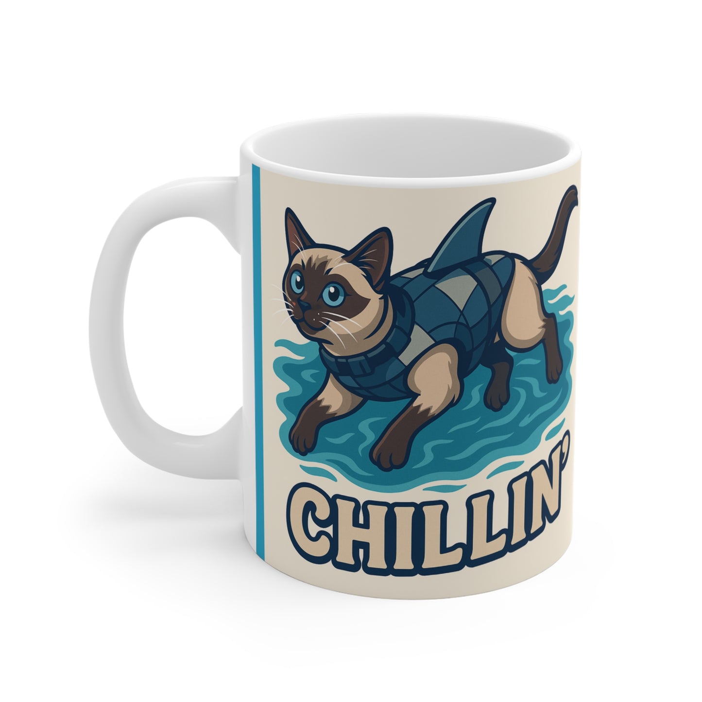 Sharkitty Chillin' Mug 11oz
