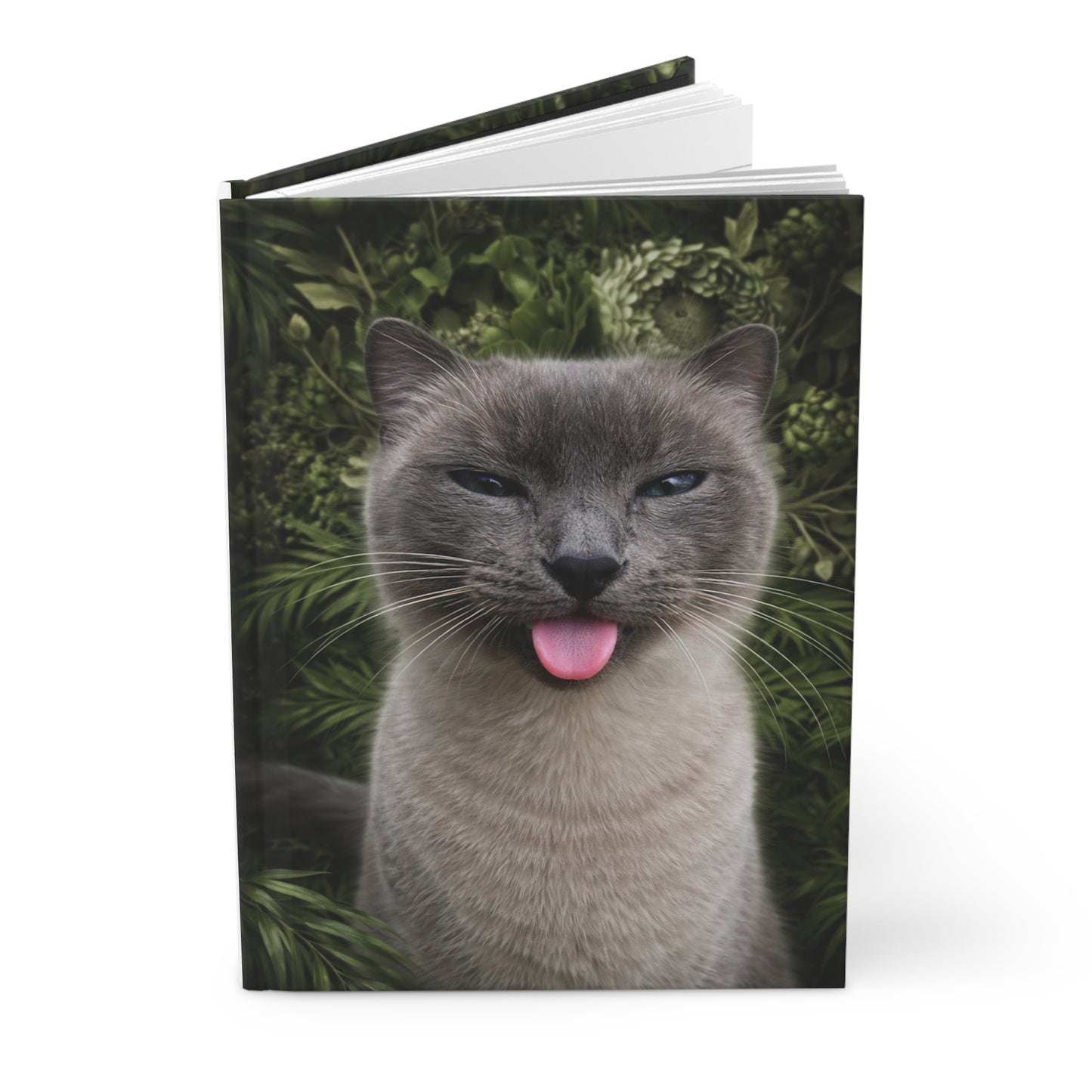 Hester Jungle Blep Hardcover Notebook