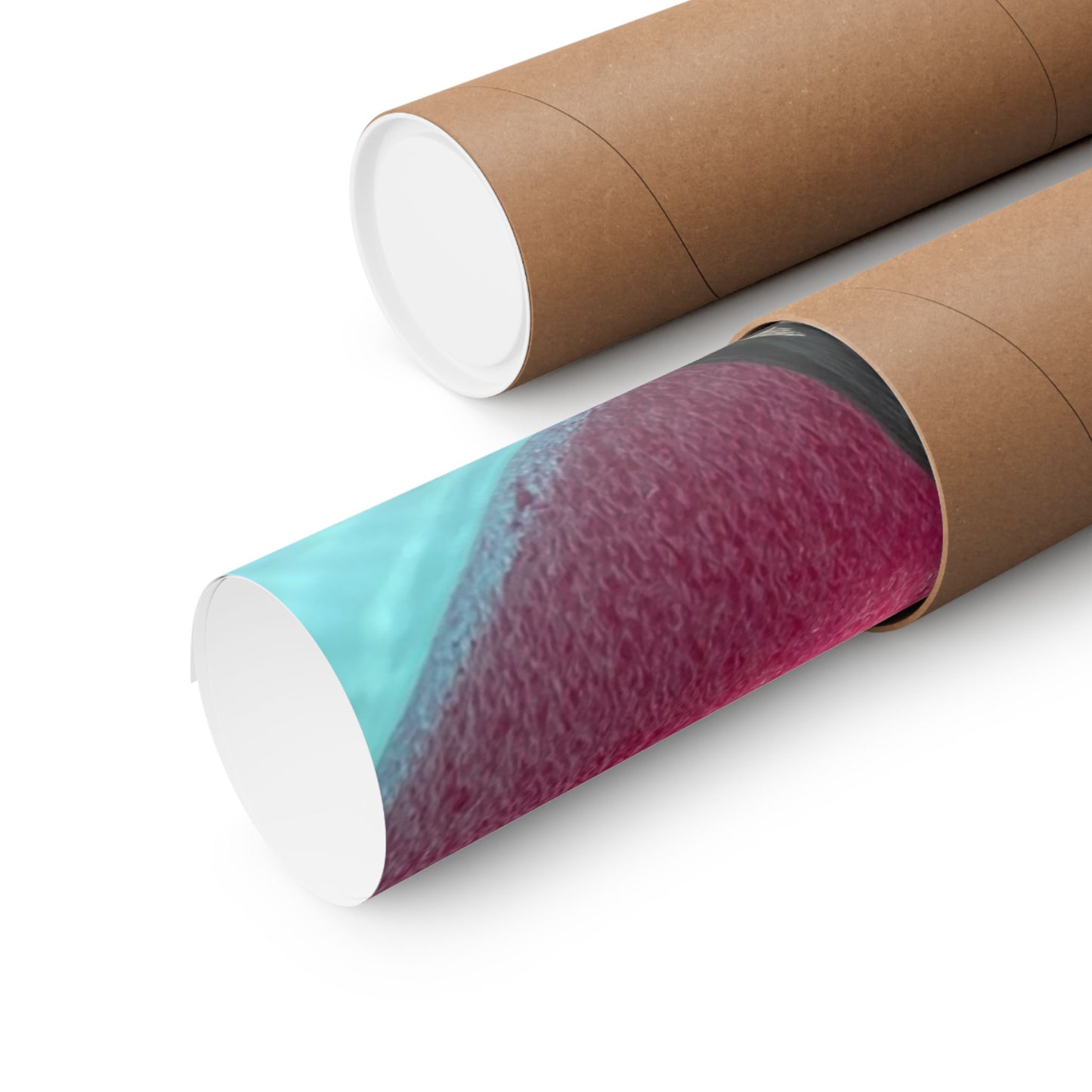 Sharkitty & Her Noodle Matte Vertical Print