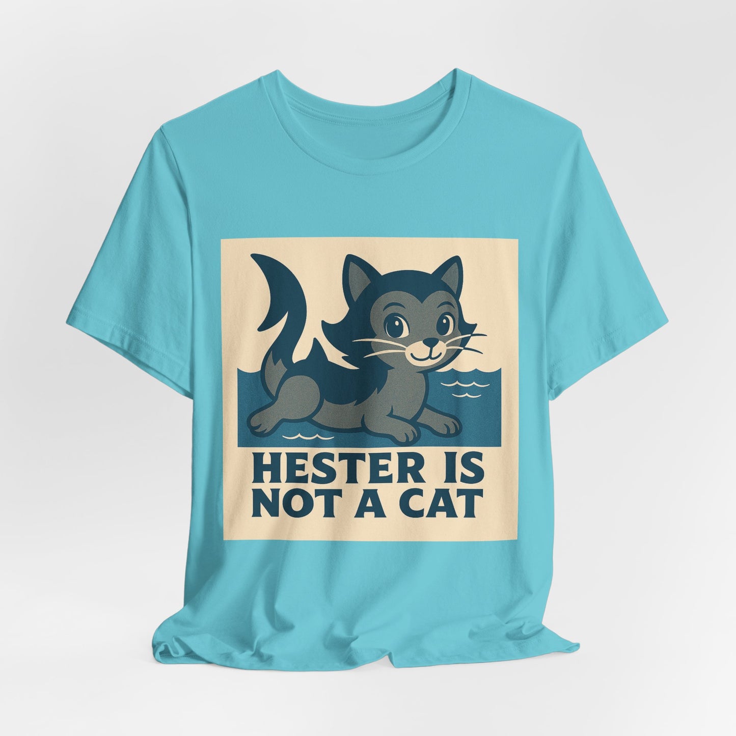 Hester Is Not a Cat Tee — Retro Merkitty