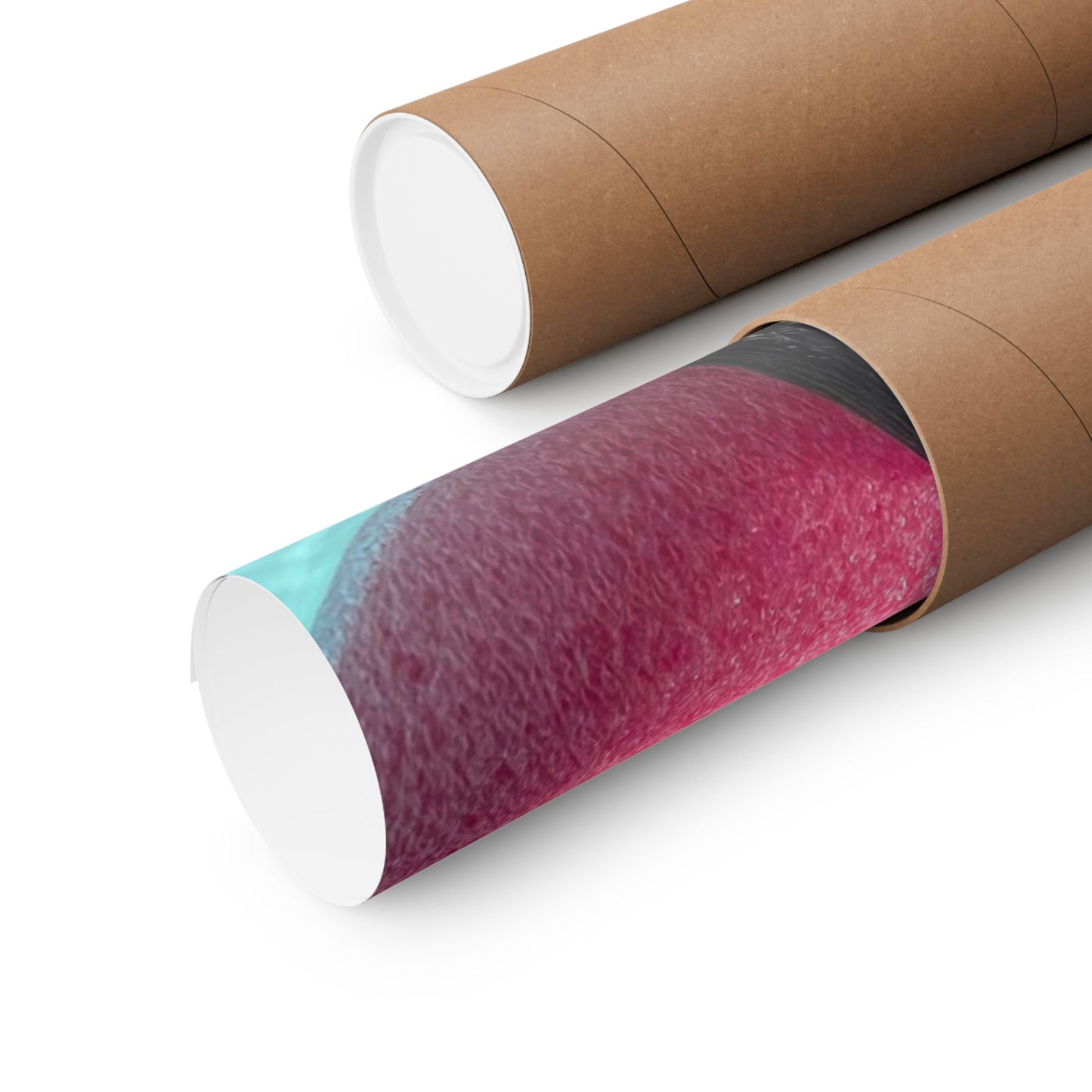 Sharkitty & Her Noodle Matte Vertical Print